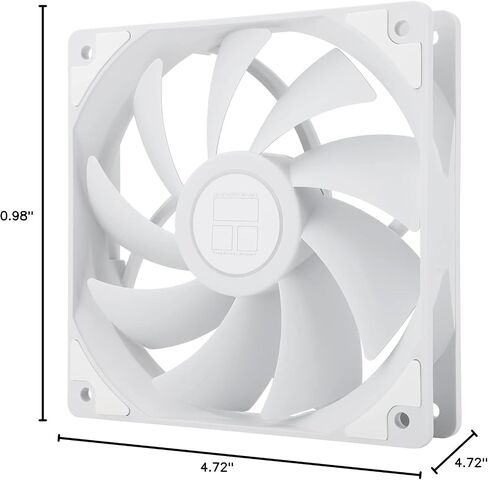Thermalright TL-C12C CPU Fan, 120mm 4Pin PWM Silent Computer Case Cooler Fan, with S-FDB Bearing Included, up to 1550RPM PC Cooling in Saudi Arabia
