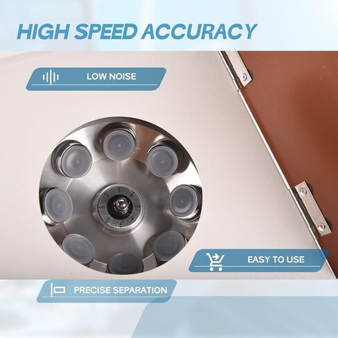 Electric Centrifuge Machine 50mlx8 Tube, 0-4000RPM Speed 2770xg RCF 0-60mins Timer, Benchtop Electric Lab Centrifuge Machine for PRP Plasma, Laboratory School Lab Medical Practice Hospital in Saudi Arabia