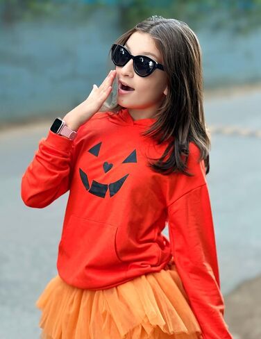 Arshiner Girls Tie Dye Sweatshirts Loose Casual Hoodies Long Sleeve Pullover Hooded Tops With Pockets in Saudi Arabia