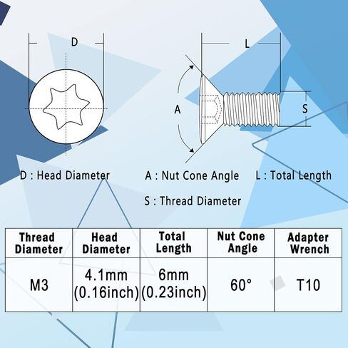 10 قطعة M2.5x8mm برغي توركس عالي القوة من الدرجة 12.9 لاستبدال كربيد أداة مخرطة CNC مع 1 قطعة T8 مفك براغي نجمية مقبض العلم مفتاح تشغيل مفتاح الربط أدوات الصيانة in Saudi Arabia