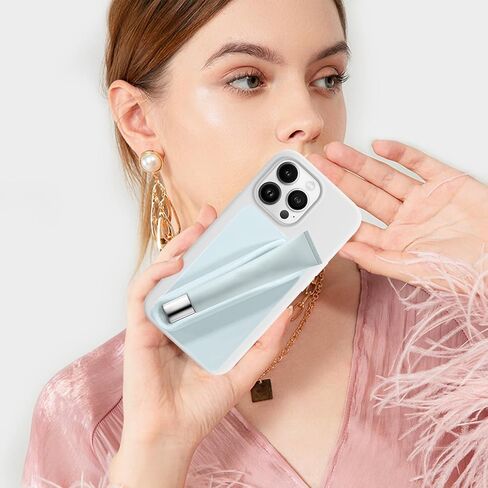Silicone Lip Holder for Back of Cell Phone Sleeve,Lipstick Lip Glaze Phone Case Back Stick On Holder for iPhone and Android Smartphones(Purple) in Saudi Arabia