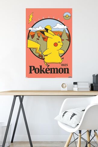 Trends International Pokémon - ملصق حائط لمغامرة بيكاتشو في الهواء الطلق in Saudi Arabia