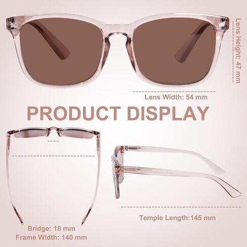OPTOFENDY Reader Sunglasses for Women Men, Full Lens Outdoor Reading Sunglasses with Spring Hinge, UV400 Protection in Saudi Arabia