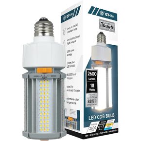 5200 Lumen LED Corn Cob Light Bulb, 40-watt, 300-watt Equivalent, Daylight 5000K Light Color, E26 Base, Energy Saving LED Light for Indoor Outdoor Garage Workshop Warehouse Home Use. 1-Pack