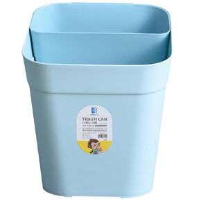 Cabilock Wastebasket Bin for Recycling and Waste-Separation Trash Can Kitchen Waste Bin for Home Kitchen Office Hotel Bathroom Plastic Bins.