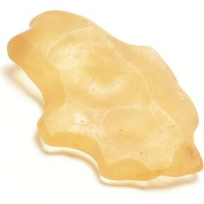 KALIFANO Libyan Desert Glass Tektite (25-50 Carats!) with Healing & Calming Effects - AAA+ High Energy Desierto Libio Reiki Crystal Used for Spiritual Awakening (Information Card Included)