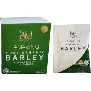 IAM AMAZING Pure Organic Barley Powder Drink Barley Green Natural Blend