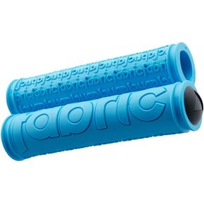Fabric Push Slip on Handlerbar Grips, Blue