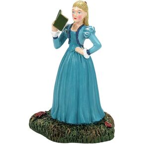 Department 56 Snow Village Halloween Accessories Katrina Van Tassel Figurine- Resin Hand Painted Crafted Collectible Halloween Village House Mini Figurines Accessory Home Decor Statues, 3.2 Inch