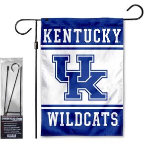 Kentucky Wildcats Garden Banner Flag with Flag Pole Stand Set