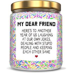 Happy Birthday Gifts for Women Men, Candles Gifts for Her and Him, Unique Best Friend Gift Ideas, Funny Candle Gifts for Mom, Dad, Wife, Husband, Sister, Female, Coworker