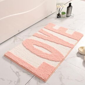 You Look Good Bath Mat Green Bathroom Rugs Fun Bath mat Decor Preppy Small Cool Shower Rug Non Slip Microfiber Plush Cool Rugs for Bedroom Washable Absorbent for Bathtub 21"x25"