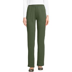 Lands' End Women s Sport Knit Pants Estate Green Tall X-Large