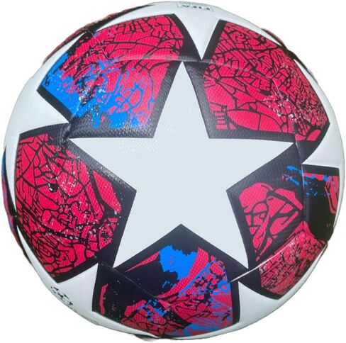 Soccer Ball Official Size 5 Red & Black in Saudi Arabia