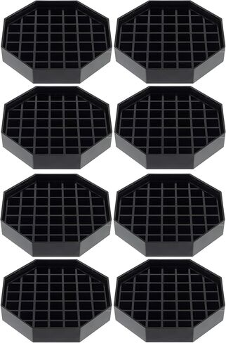 OCS Parts 4-Inch Coffee Countertop Drip Tray | 4-Pack | Spill Preventer Octagon Drip Tray with Removable Honeycomb Grate | Easy to Clean Dishwasher Safe in Kuwait
