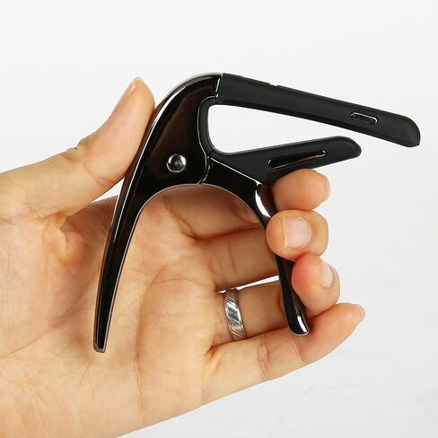 Guitar Capo for Acoustic Guitar 6 String, Electric Guitar, and Ukulele - Simple Design Solidly Made Guitar Accessories & Capos for Guitar Players and Learners in Saudi Arabia