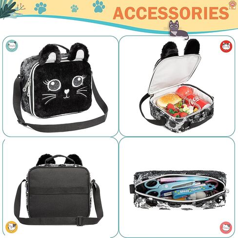 Meetbelify Rolling Backpack for Girls Backpacks with Wheels for Elementary School Students Kids 3 in 1 Travel Luggage Suitcase with Lunch Box Pencil Case for Girls Age 8-10 Cute Panda in Saudi Arabia