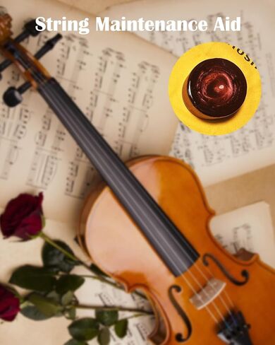 Litave Natural Rosin for Violin, Viola and Cello - High Quality, Low Dust, Easy to Use, Great String Accessory (Copper) in Kuwait