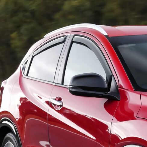 Voron Glass in-Channel Extra Durable Rain Guards for Toyota RAV4 2019-2024, Window Deflectors, Vent Window Visors, 4 Pieces - 200555 Black in Saudi Arabia