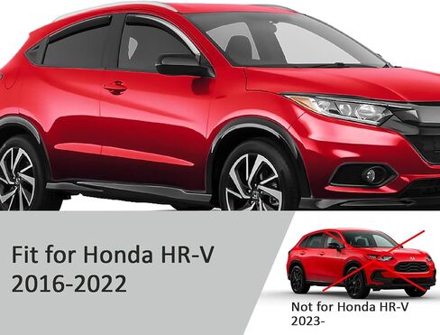 Voron Glass in-Channel Extra Durable Rain Guards for Toyota RAV4 2019-2024, Window Deflectors, Vent Window Visors, 4 Pieces - 200555 Black in Saudi Arabia
