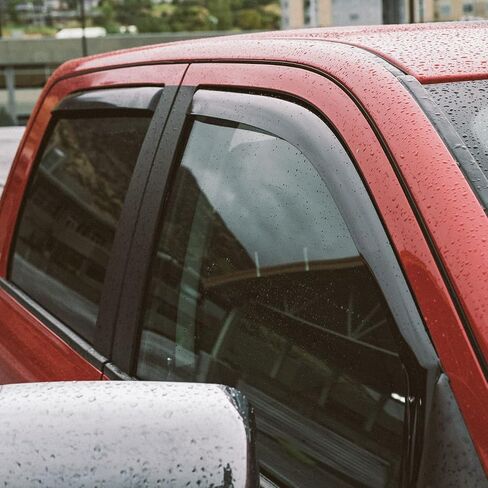 Voron Glass in-Channel Extra Durable Rain Guards for Toyota RAV4 2019-2024, Window Deflectors, Vent Window Visors, 4 Pieces - 200555 Black in Saudi Arabia