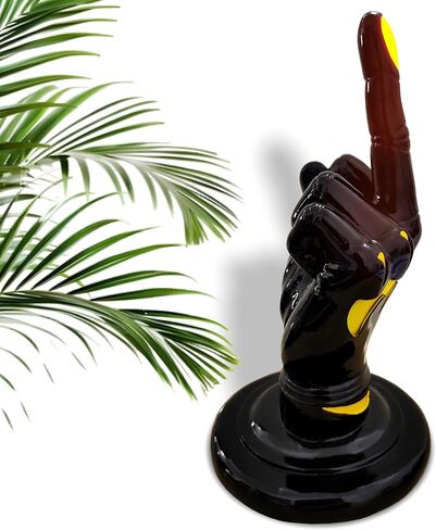 LED Finger Decoration - Superhero Themed - Funny Birthday Gift, Fun Gift, Funny Gifts, Funny Figurines - Fun Office Decor & Paperweight, Middle Hand Gesture Finger Decoration in Saudi Arabia
