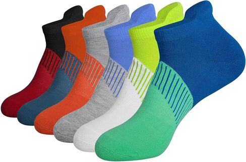 JOYNÉE Mens Athletic Ankle Sports Running Low Cut Socks for Men 6 Pairs in Kuwait