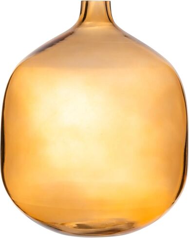 مزهرية زجاجية من بلومنجفيل، مقاس 7.0 بوصة طول × 7.0 بوصة عرض × 8.3 بوصة ارتفاع، أزرق in Kuwait