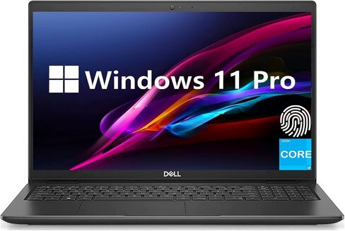 Dell Latitude 15.6 Inch FHD Business Laptop, Intel Core i7-1165G7, 32GB RAM, 1TB SSD, Windows 11 Pro, Fingerprint Reader, HDMI, SD Card, Black in Saudi Arabia