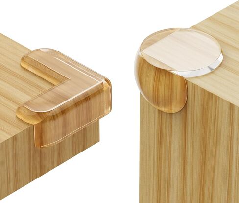 Corner Protector Baby Proof,E-PRONSE Upgraded Airbag T-Shaped Table Corner Protectors, Strong Sticky Clear Corner Protectors for Furniture 8Pcs in Saudi Arabia