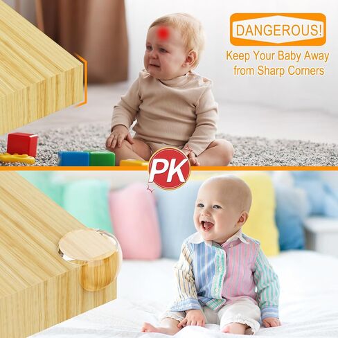 Corner Protector Baby Proof,E-PRONSE Upgraded Airbag T-Shaped Table Corner Protectors, Strong Sticky Clear Corner Protectors for Furniture 8Pcs in Saudi Arabia