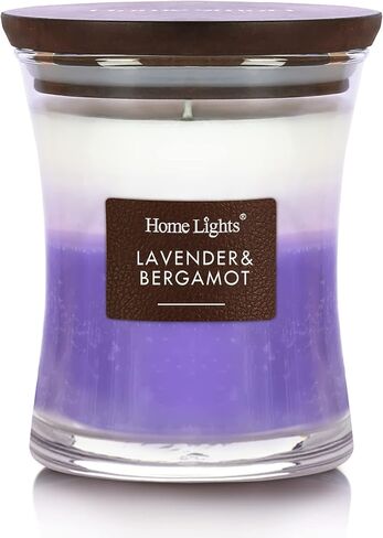HomeLights 3-Layer Candles for Home Scented, 21.52 OZ Natural Soy Wax Scented Candles Burns Up to 100 Hours, Large Jar, Apple Cinnamon in Saudi Arabia
