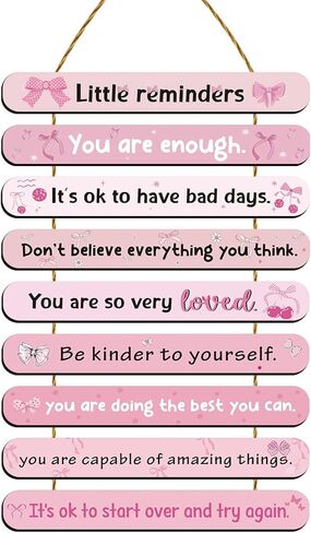 ديكور غرفة الأقواس الوردية للفتيات - اقتباسات ملهمة من Luvsweets لديكور جدار الفن الوردي لغرفة النوم البناتي ديكور فني للحائط لوحات خشبية معلقة للفتيات المراهقات والنساء في المنزل وغرفة النوم والنوم وديكور المنزل in Kuwait