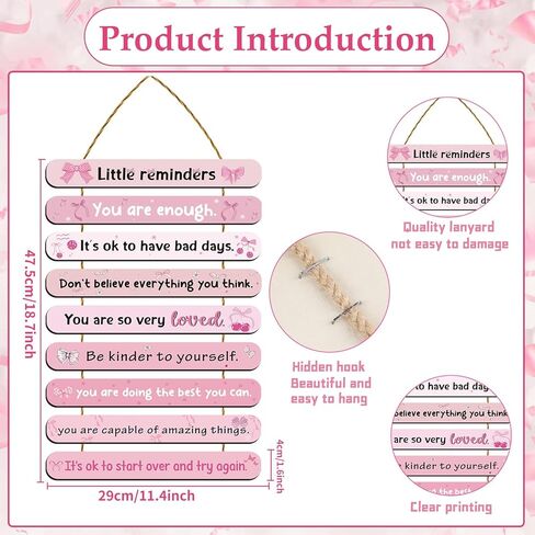 ديكور غرفة الأقواس الوردية للفتيات - اقتباسات ملهمة من Luvsweets لديكور جدار الفن الوردي لغرفة النوم البناتي ديكور فني للحائط لوحات خشبية معلقة للفتيات المراهقات والنساء في المنزل وغرفة النوم والنوم وديكور المنزل in Kuwait