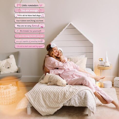 ديكور غرفة الأقواس الوردية للفتيات - اقتباسات ملهمة من Luvsweets لديكور جدار الفن الوردي لغرفة النوم البناتي ديكور فني للحائط لوحات خشبية معلقة للفتيات المراهقات والنساء في المنزل وغرفة النوم والنوم وديكور المنزل in Kuwait