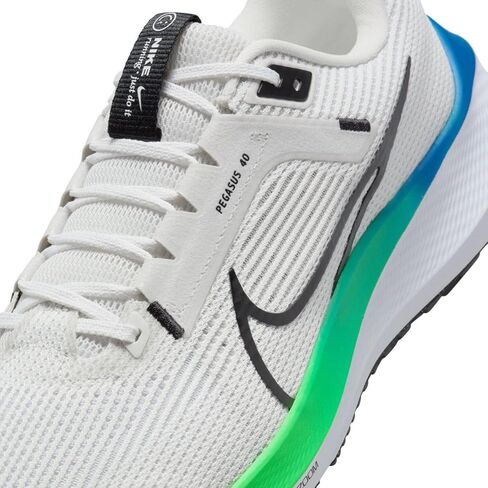 حذاء الجري Nike Pegasus 40 للرجال (DV3853-005، أسود/بورجوندي كراش/جيود تيل) مقاس 9.5 in Saudi Arabia