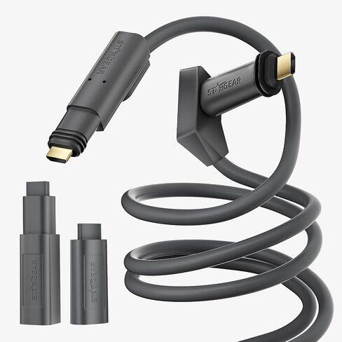 AOLEAD Starlink Cable 150FT for Starlink Rectangular Satellite V2 - Starlink Replacement Cable Extension with End Caps Starlink Accessories - Waterproof Gray (150FT/45M) in Saudi Arabia