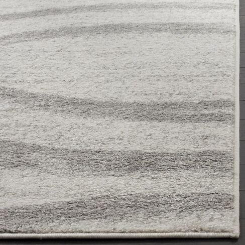 SAFAVIEH Adirondack Collection Accent Rug - 3' x 5', Cream & Grey, Modern Wave Distressed Design, Non-Shedding & Easy Care, Ideal for High Traffic Areas in Entryway, Living Room, Bedroom (ADR125C) in Saudi Arabia