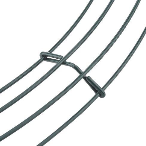 2 PCS Wire Wreath Frames,Metal Wreath Frame,Door Window Frame with Green Wreath,Wreath Forms for Crafts, Wire Wreath Making Rings for Halloween Wedding Garden Home Christmas Decoration(12 Inches) in Saudi Arabia