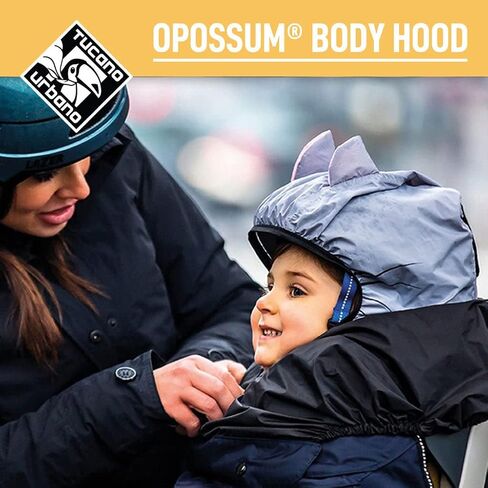 Tucano Urbano Thermal Child Bike Seat Cover, Rain & Wind Protection, with Optional Hood in Saudi Arabia