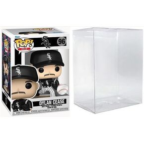 Chicago White Sox Dylan Cease Funko Pop! Vinyl Figure, 3.75 inches, with Protector Case, Clear