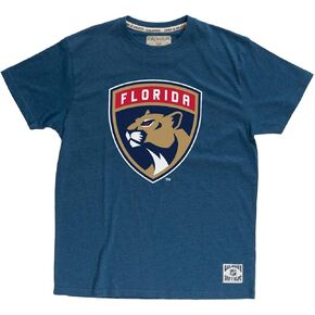 Calhoun NHL Surf & Skate Mens Florida Panthers Vintage Style Rustic Heathered T-Shirt
