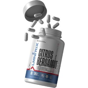 Citrus Bergamot Supplement 1,200mg - Promotes Cholesterol Health & Supports a Healthy Heart - 60 Capsules - Vegan, Gluten-Free & Non-GMO