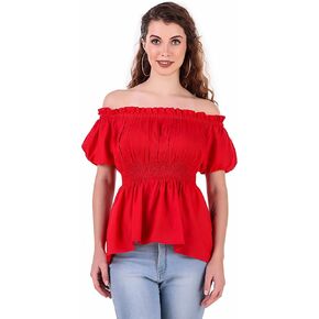 ThePirateDressing Women's Pirate Renaissance Medieval Steampunk Blouse