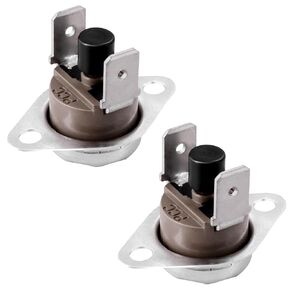 2 Pack Furnace Limit Switch 47-22861-01 Compatible with Rheem Furnaces RKHL-C120CL15E RKHL-C120CL22E RKHL-C120CM15E, Replaces L350 SRL350 Furnace Parts & Accessories Manual Reset, Open at 350F
