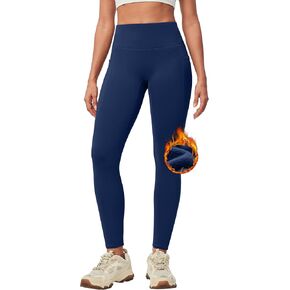 IUGA Women's Fleece Lined Leggings with Pockets Winter Warm Thermal Leggings for Women High Waisted Yoga Pants