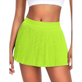 JoyGirl Womens Pleated Tennis Skirt with Shorts Golf Skirt High Waist Pickleball Skirts Athletic Skorts with Pockets