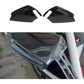 Carbon Fiber Side Rearview Mirror Guard Cover Molding Trim For Polaris Slingshot 2020-2023