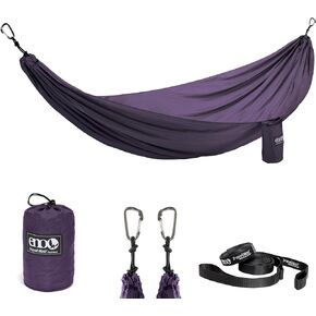 Eagle's Nest Outfitters - TravelNest Hammock + Straps Combo Plum