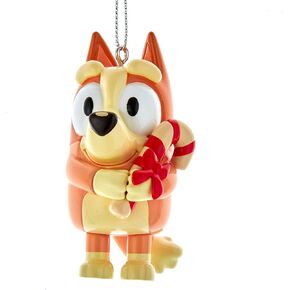 Bluey™ 2.5 Inch Bingo with Candy Cane Blow Mold Ornament